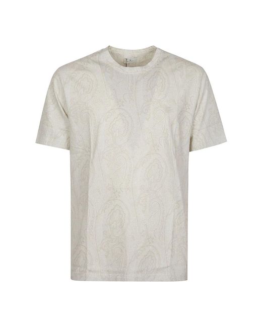 Etro Gray T-Shirts for men