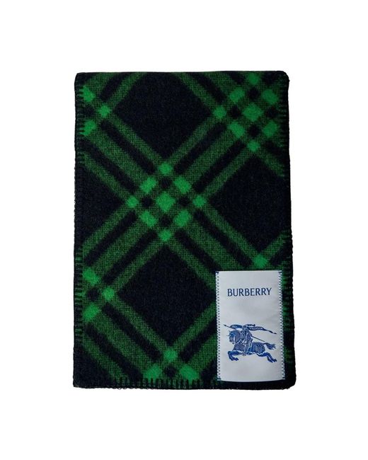 Burberry Green Winter Scarves for men