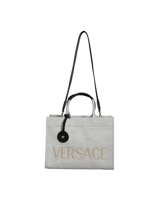 Versace Gray Shopping Bags
