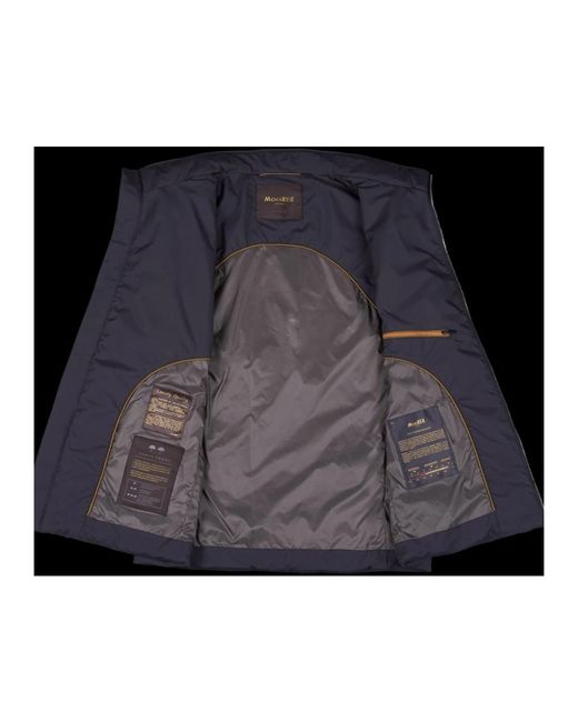 Moorer Acqua line weste mit regenschirmen,jackets in Blue für Herren