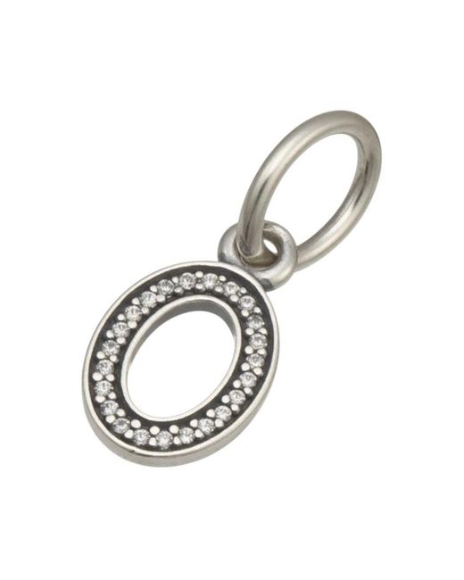 Pandora Metallic Buchstabe O Dangle Charm