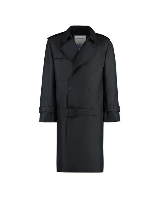 Burberry Black Trench Coats for men