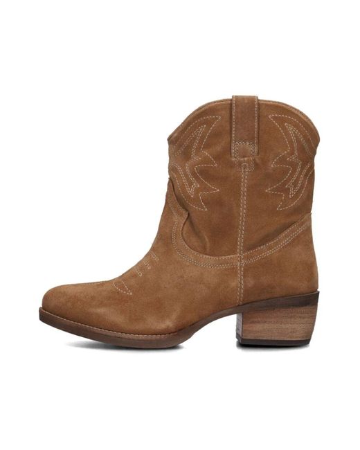 Notre-v Brown Ankle Boots
