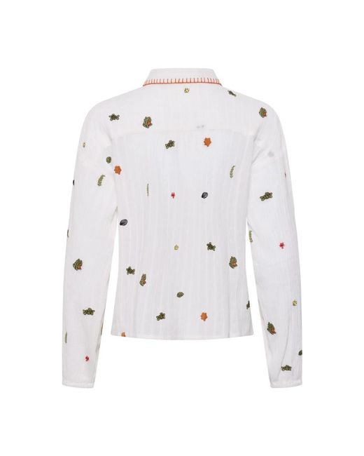 Shirts Cream de color White