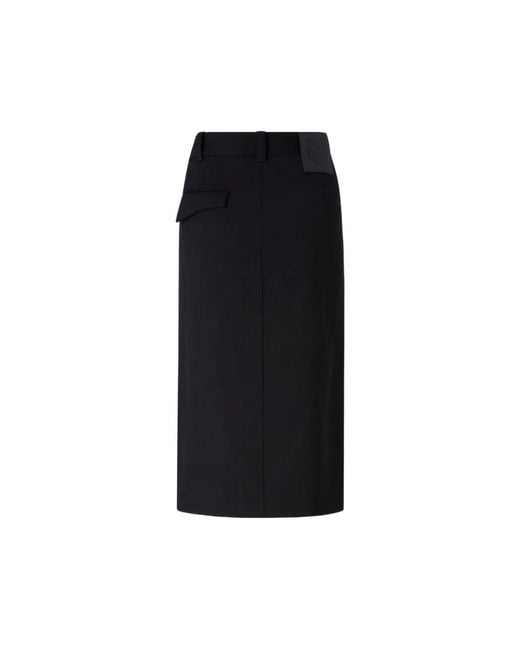 Pinko Black Midi Skirts
