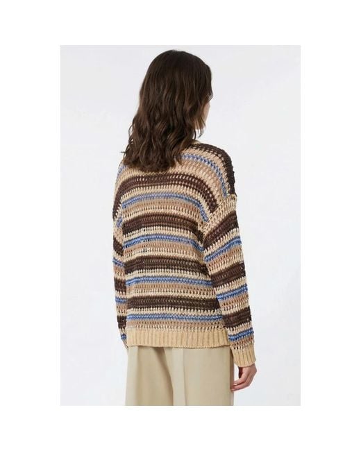 Weekend by Maxmara Brown Round-Neck Knitwear