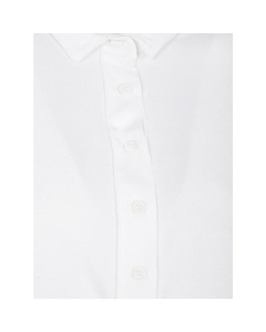 Majestic Filatures White Polo Shirts