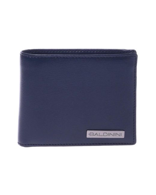 Baldinini Accessoires ,Blauw ,Wallet in het Blue voor heren