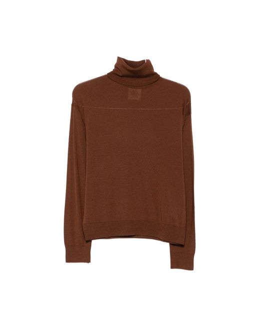 Semicouture Brown Turtlenecks