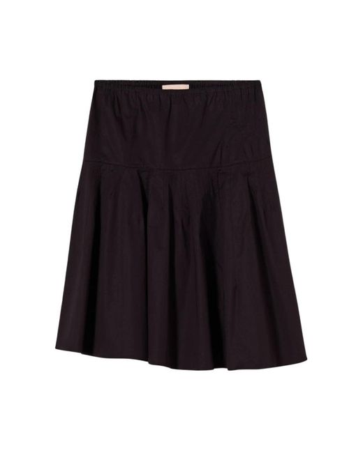 Plan C Black Short Skirts