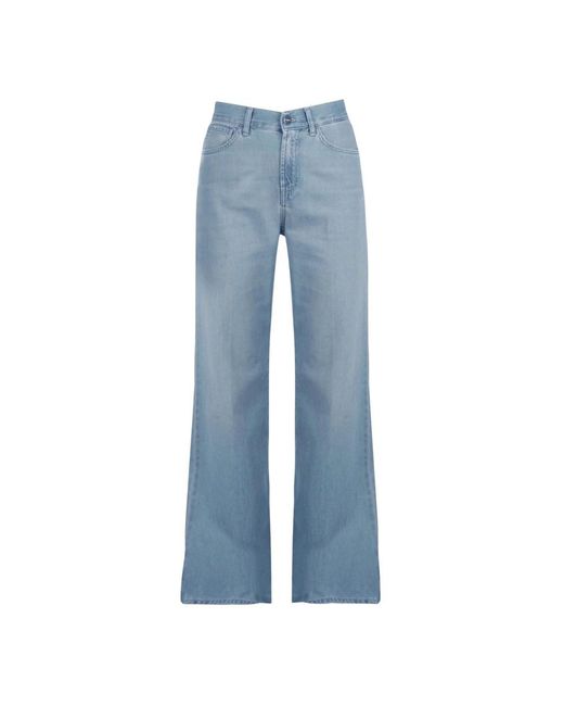 Dondup Blue Wide Jeans