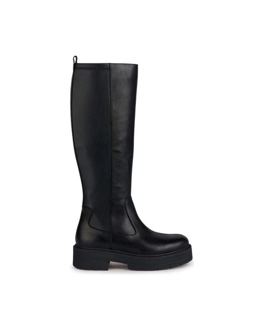 Geox Black High Boots