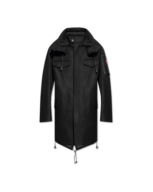 DSquared² Wollmantel in Black für Herren