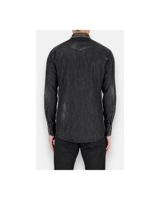DSquared² Black Denim Jackets for men