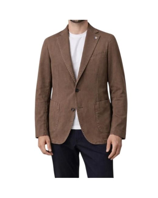 Bharnaba R 7002.Moro Jacket in het Brown voor heren