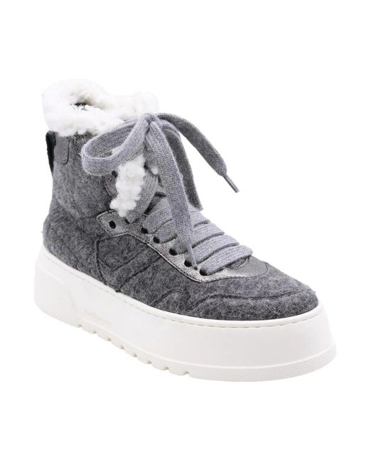 Laura Bellariva Gray Sneakers