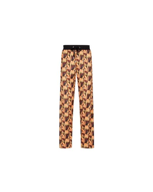 Roberto Cavalli Multicolor Straight Trousers for men