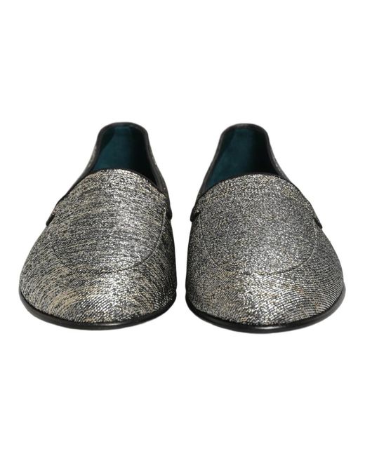 Dolce & Gabbana Gray Loafers for men