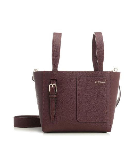 Valextra Purple Handbags
