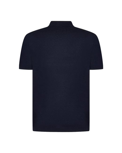 Low Brand Blue Polo Shirts for men