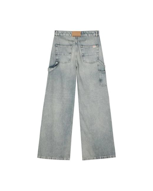 Semicouture Blue Wide Jeans