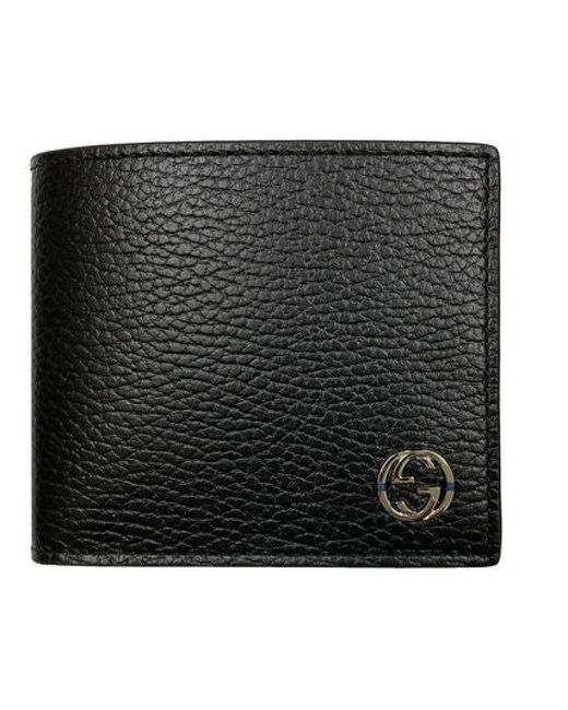 Gucci Black Leather Wallet for men