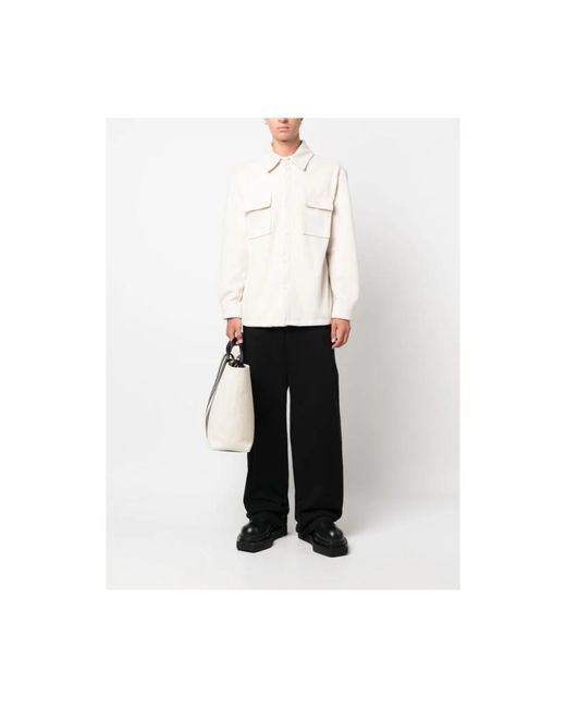 FAMILY FIRST White Casual Shirts for men