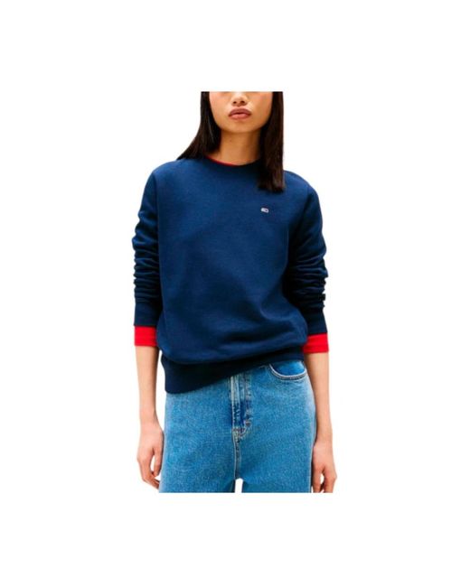 Tommy Hilfiger Blue Round-Neck Knitwear
