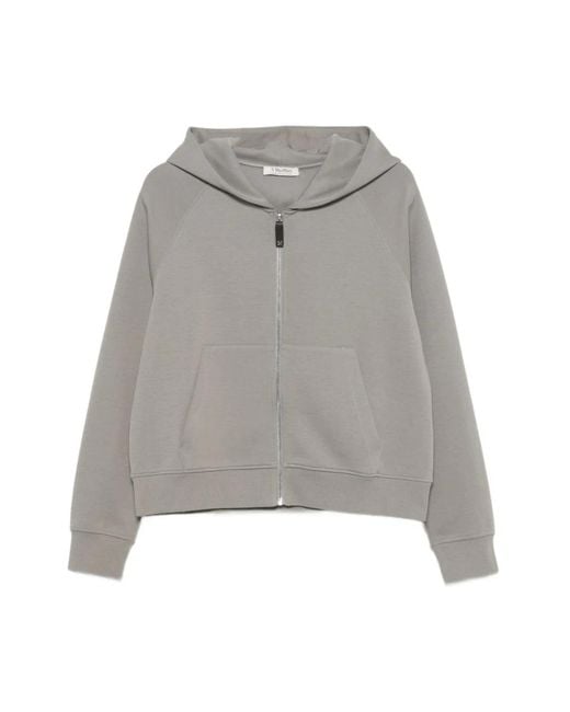 Max Mara Gray Zip-Throughs