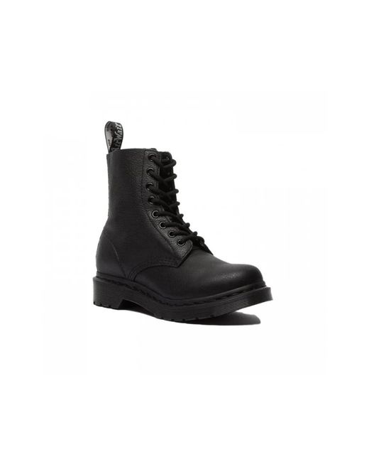 Dr. Martens Black 1460 Pascal Mono Schnürstiefel