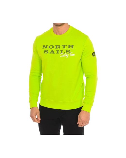 North Sails Yellow Sweatshirts for men