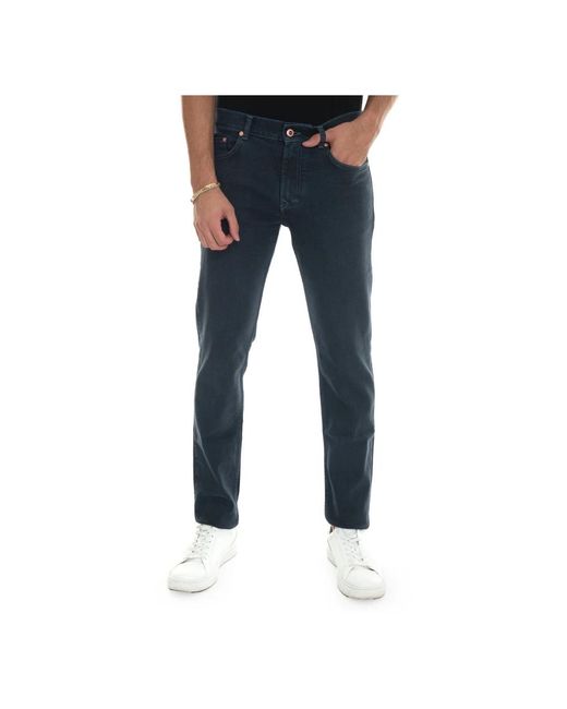 Harmont & Blaine Blue Straight Fit Jeans for men