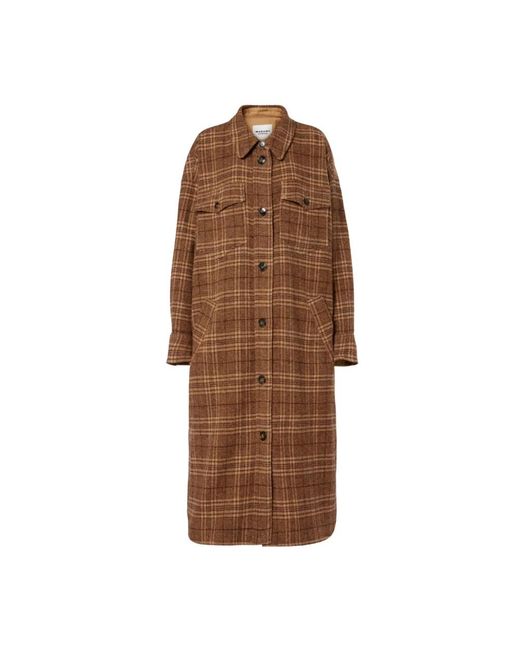 Isabel Marant Brown Single-Breasted Coats