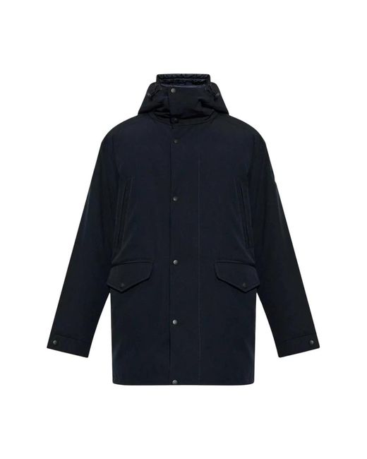 Moncler Blue Parkas for men
