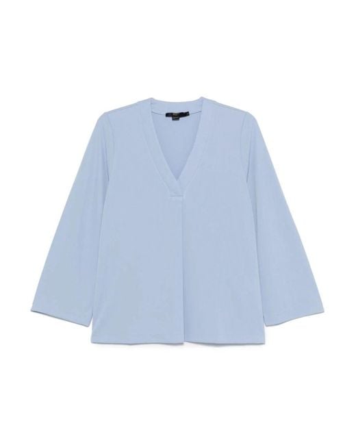 Long Sleeve Tops Seventy en coloris Blue
