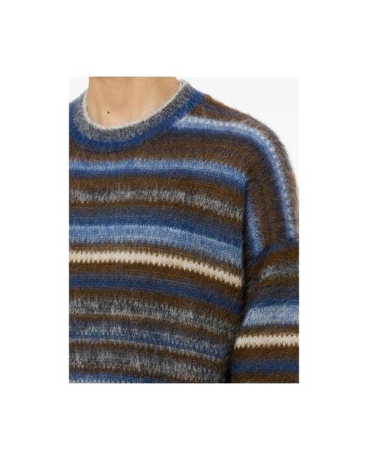 Isabel Marant Blue Round-Neck Knitwear for men