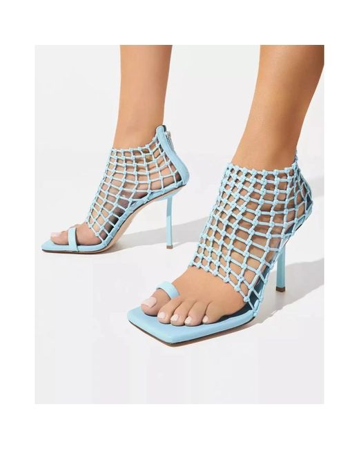 Le Silla Blue High Heel Sandals