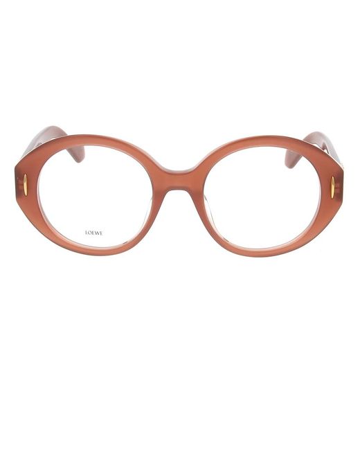 Loewe Accessoires ,Bruin ,Stijlvolle Zonnebril Met Uniek Ontwerp in het Brown