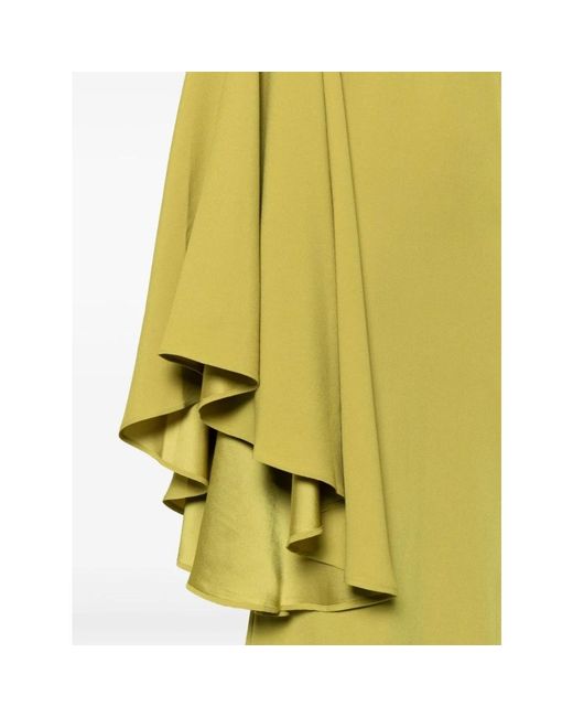 ‎Taller Marmo Yellow Elegantes langes kleid