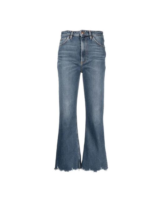 3x1 Blue Boot-Cut Jeans