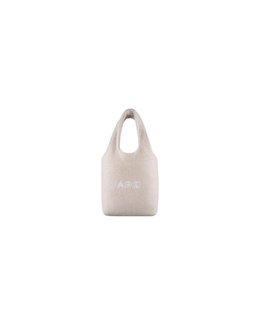 A.P.C. White Shopping Bags for men