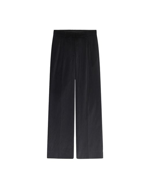 THE GARMENT Black Wide Trousers