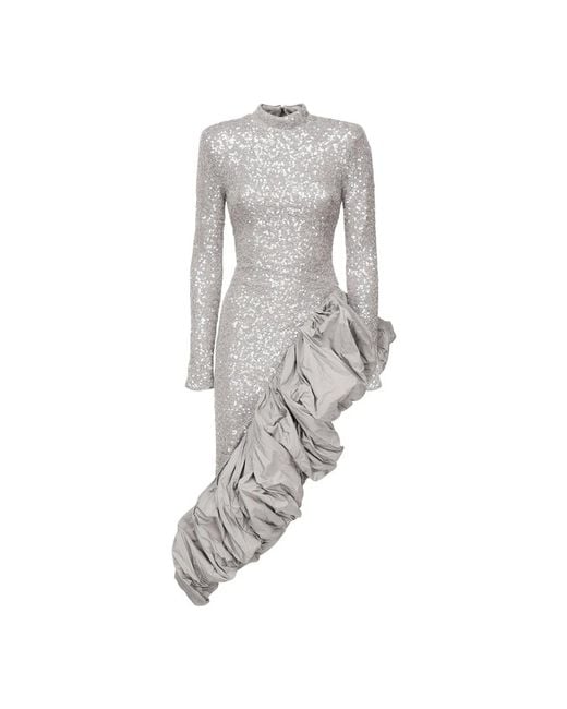 ROTATE BIRGER CHRISTENSEN Party Dresses in het Gray