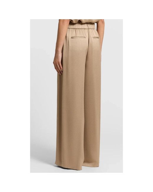 Peserico Natural Wide Trousers
