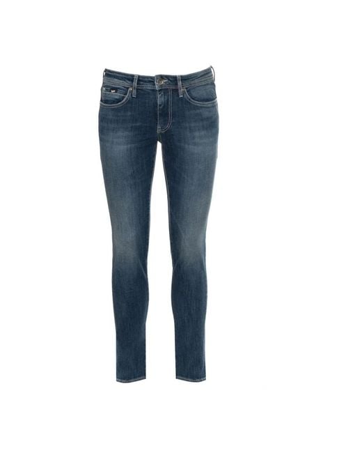 Gas Blue Skinny Fit Jeans for men
