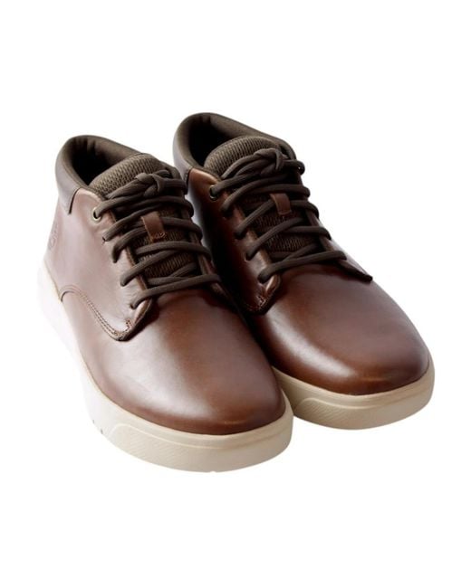 Timberland Brown Lace-Up Boots for men