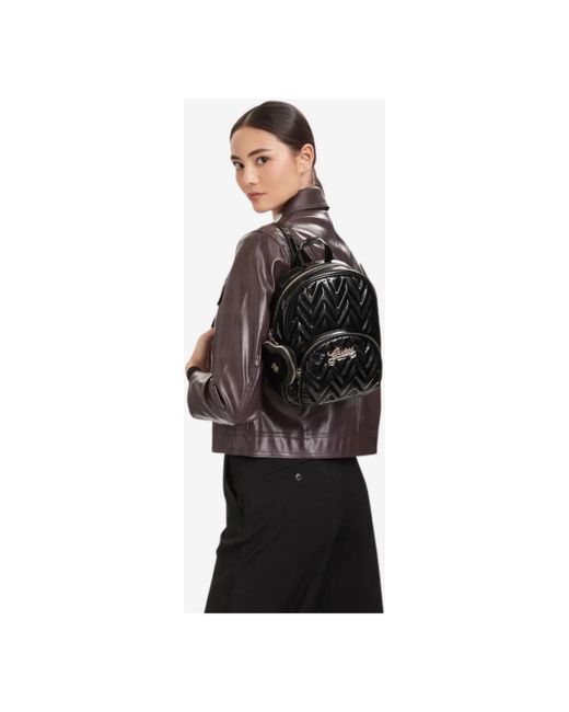 Guess Black Backpacks