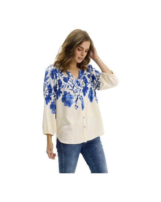 Blouses di iN FRONT in Blue