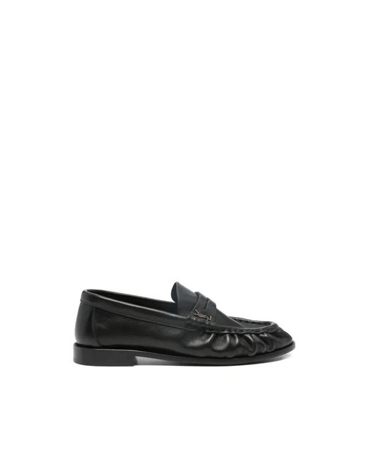Saint Laurent Black Loafers