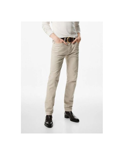 Tom Ford White Slim-Fit Jeans for men